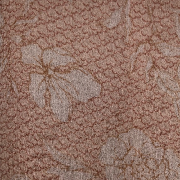 beauteous pink floral short sleeve blouse - Picture 2 of 4